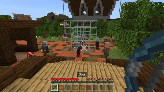 Screenshot of the Minecraft Bedrock Marketplace product Bow+ created by Lifeboat.