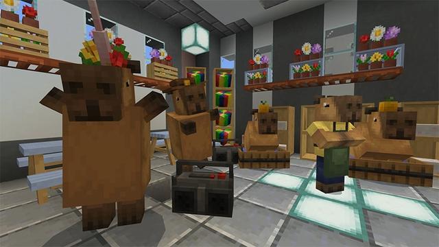 Screenshot of the Minecraft Bedrock Marketplace product Capybara Town created by Lifeboat.