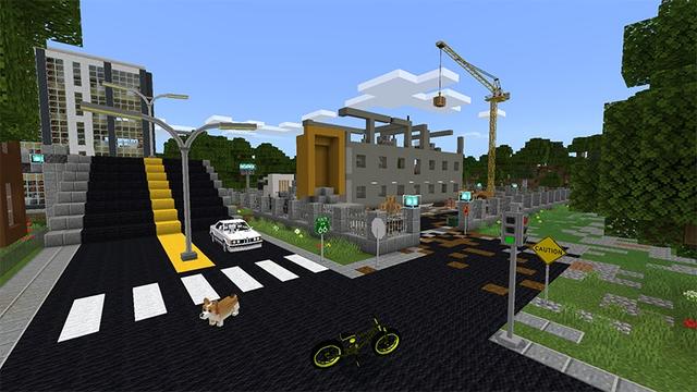 Screenshot of the Minecraft Bedrock Marketplace product Car Crafter created by Lifeboat.