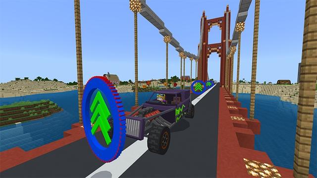 Screenshot of the Minecraft Bedrock Marketplace product Car Customizer created by Lifeboat.