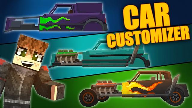 Thumbnail of the Minecraft Bedrock Marketplace product Car Customizer created by Lifeboat.