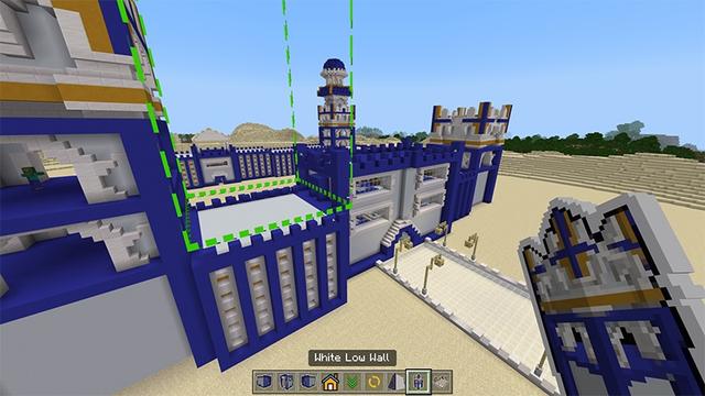 Screenshot of the Minecraft Bedrock Marketplace product Castle Builder created by Lifeboat.