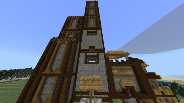 Screenshot of the Minecraft Bedrock Marketplace product Castle Builder created by Lifeboat.