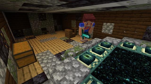 Screenshot of the Minecraft Bedrock Marketplace product Cave World created by Lifeboat.