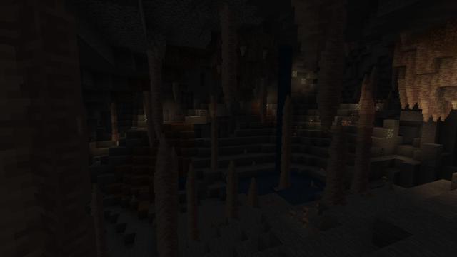 Screenshot of the Minecraft Bedrock Marketplace product Cave World created by Lifeboat.