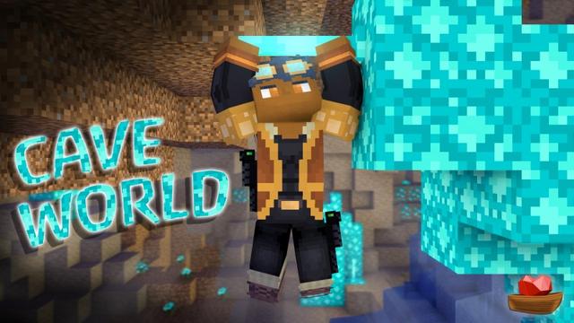 Thumbnail of the Minecraft Bedrock Marketplace product Cave World created by Lifeboat.