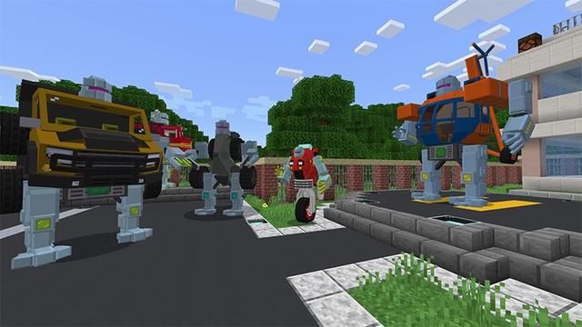 Screenshot of the Minecraft Bedrock Marketplace product Changer Bots 2 created by Lifeboat.