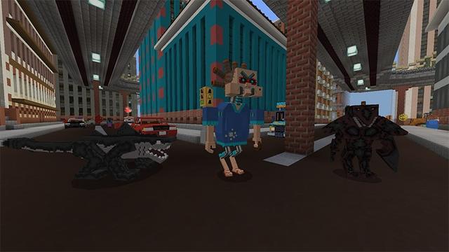 Screenshot of the Minecraft Bedrock Marketplace product Changer Bots 2 created by Lifeboat.