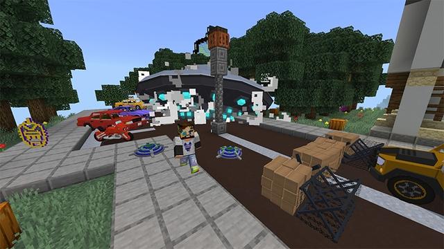 Screenshot of the Minecraft Bedrock Marketplace product Changer Bots 2 created by Lifeboat.