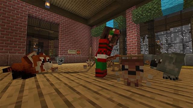 Screenshot of the Minecraft Bedrock Marketplace product Christmas Calendar created by Lifeboat.
