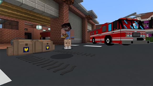 Screenshot of the Minecraft Bedrock Marketplace product City Detective created by Lifeboat.