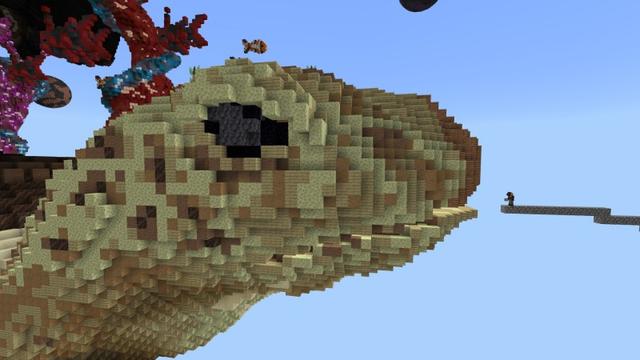 Screenshot of the Minecraft Bedrock Marketplace product Cosmic Turtle created by Lifeboat.