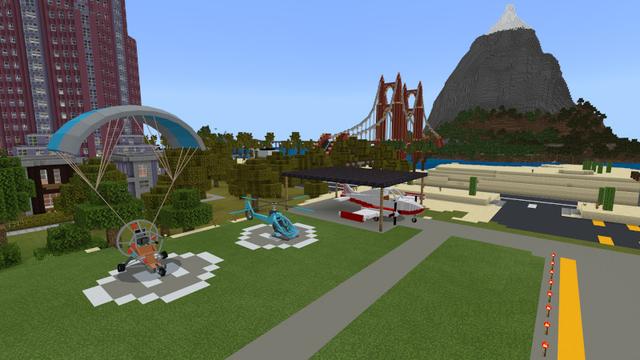 Screenshot of the Minecraft Bedrock Marketplace product Craftable Cars created by Lifeboat.