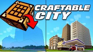 Thumbnail of the Minecraft Bedrock Marketplace product Craftable City created by Lifeboat.