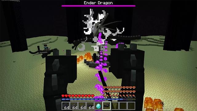 Screenshot of the Minecraft Bedrock Marketplace product Craftable Dragons Evolved created by Lifeboat.