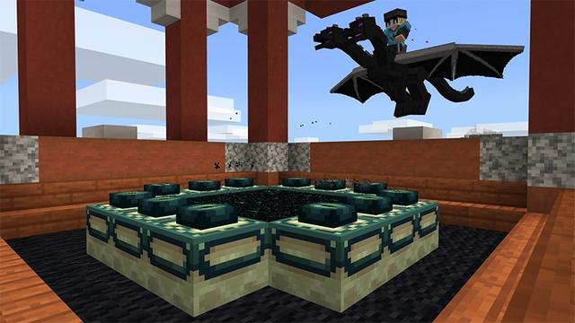 Screenshot of the Minecraft Bedrock Marketplace product Craftable Dragons Evolved created by Lifeboat.