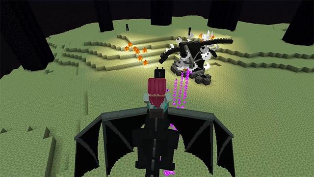 Screenshot of the Minecraft Bedrock Marketplace product Craftable Dragons 2 created by Lifeboat.