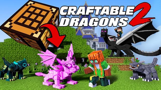 Thumbnail of the Minecraft Bedrock Marketplace product Craftable Dragons 2 created by Lifeboat.