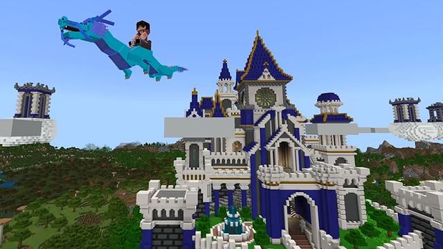 Screenshot of the Minecraft Bedrock Marketplace product Craftable Dragons created by Lifeboat.