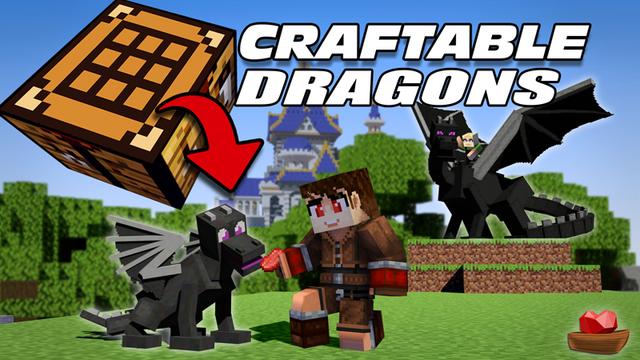 Thumbnail of the Minecraft Bedrock Marketplace product Craftable Dragons created by Lifeboat.