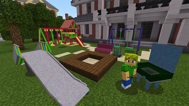 Screenshot of the Minecraft Bedrock Marketplace product Craftable Furniture created by Lifeboat.