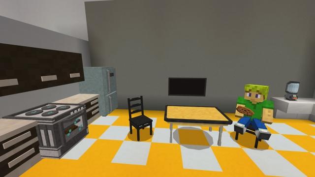 Screenshot of the Minecraft Bedrock Marketplace product Craftable Furniture created by Lifeboat.