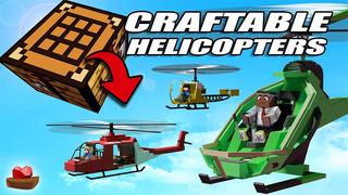 Thumbnail of the Minecraft Bedrock Marketplace product Hélicoptères artisanaux created by Lifeboat.