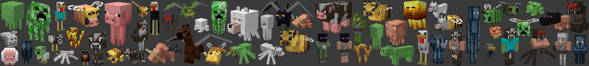 Panorama of the Minecraft Bedrock Marketplace product Craftable Mob Fusion created by Lifeboat.
