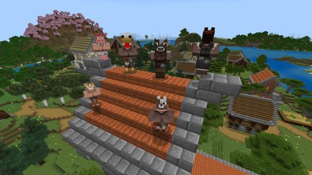 Screenshot of the Minecraft Bedrock Marketplace product Craftable Mob Fusion created by Lifeboat.