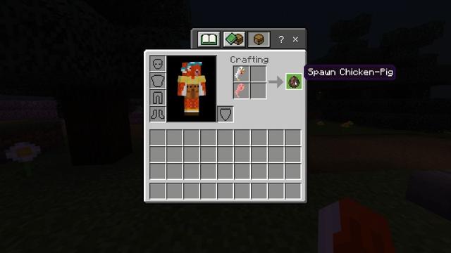 Screenshot of the Minecraft Bedrock Marketplace product Craftable Mob Fusion created by Lifeboat.