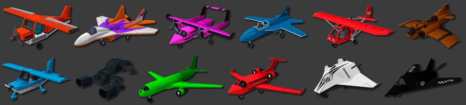 Panorama of the Minecraft Bedrock Marketplace product Craftable Planes created by Lifeboat.