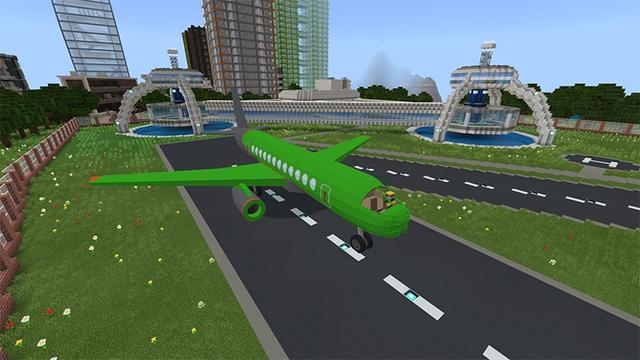 Screenshot of the Minecraft Bedrock Marketplace product Craftable Planes created by Lifeboat.