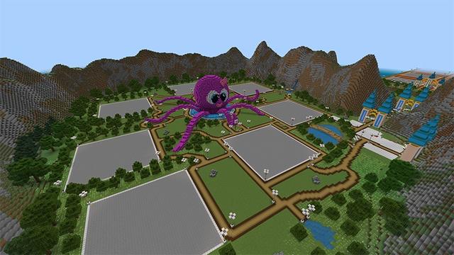 Screenshot of the Minecraft Bedrock Marketplace product Craftable Theme Park created by Lifeboat.