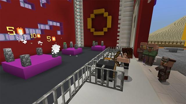Screenshot of the Minecraft Bedrock Marketplace product Craftable Theme Park created by Lifeboat.