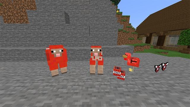 Screenshot of the Minecraft Bedrock Marketplace product Craftable TNT created by Lifeboat.