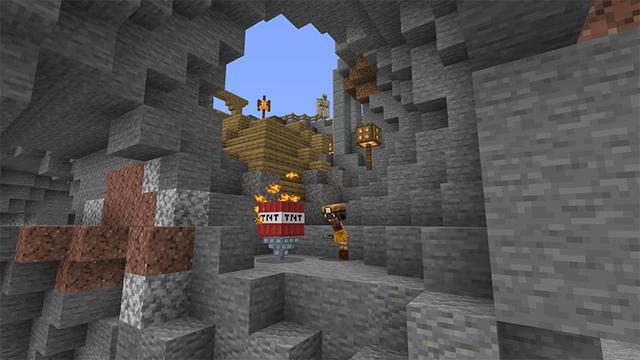 Screenshot of the Minecraft Bedrock Marketplace product Craftable TNT created by Lifeboat.