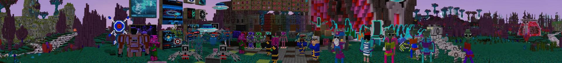 Panorama of the Minecraft Bedrock Marketplace product Crash on Planet X created by Lifeboat.