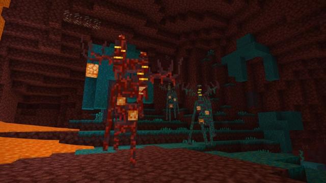 Screenshot of the Minecraft Bedrock Marketplace product Creakings+ created by Lifeboat.