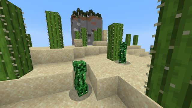 Screenshot of the Minecraft Bedrock Marketplace product Creeper Skyblock created by Lifeboat.