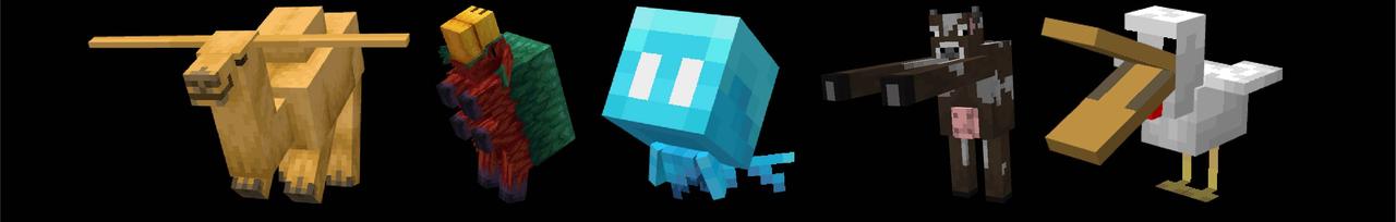Panorama of the Minecraft Bedrock Marketplace product Cursed Mobs created by Lifeboat.