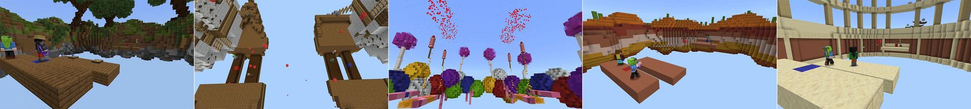 Panorama of the Minecraft Bedrock Marketplace product Danger Dodgeball created by Lifeboat.