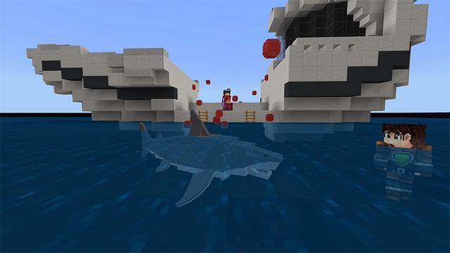 Screenshot of the Minecraft Bedrock Marketplace product Danger Dodgeball created by Lifeboat.