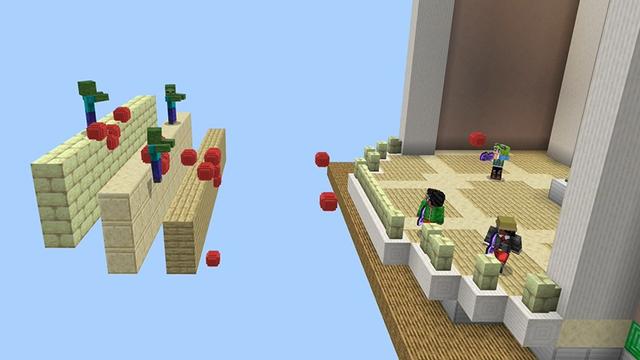 Screenshot of the Minecraft Bedrock Marketplace product Danger Dodgeball created by Lifeboat.