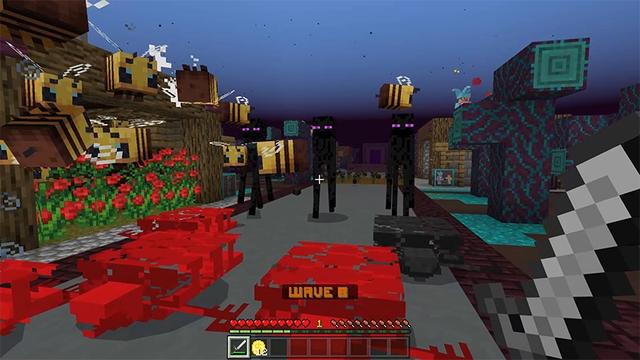Screenshot of the Minecraft Bedrock Marketplace product Defend the Door created by Lifeboat.