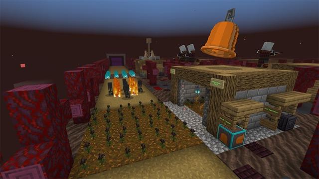 Screenshot of the Minecraft Bedrock Marketplace product Defend the Door created by Lifeboat.