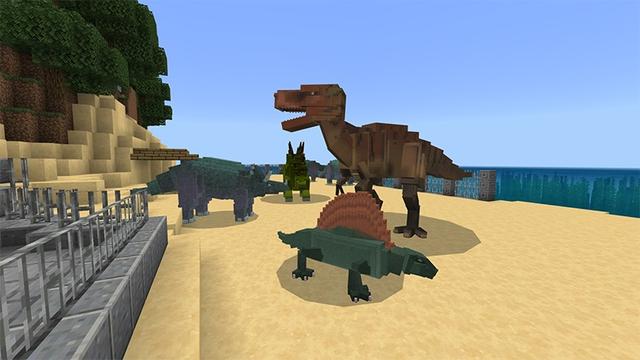 Screenshot of the Minecraft Bedrock Marketplace product Desert Island created by Lifeboat.