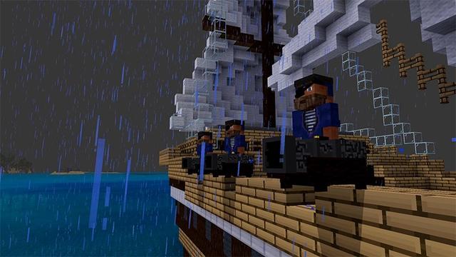 Screenshot of the Minecraft Bedrock Marketplace product Desert Island created by Lifeboat.