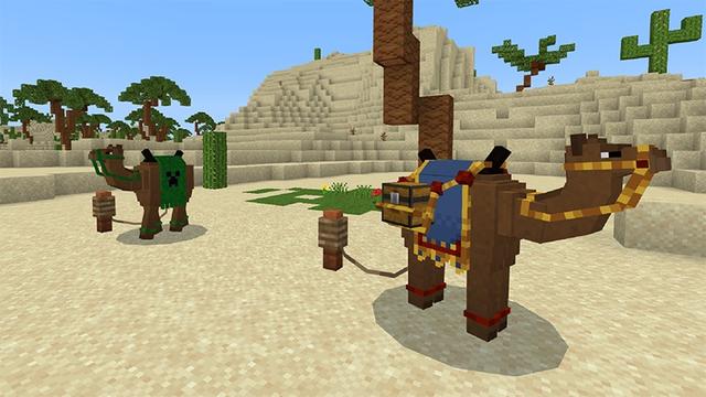 Screenshot of the Minecraft Bedrock Marketplace product Deserts+ created by Lifeboat.