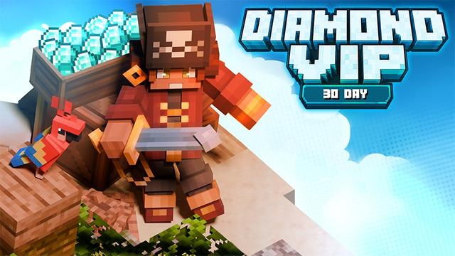 Thumbnail of the Minecraft Bedrock Marketplace product Diamond VIP [30 Day] created by Lifeboat.