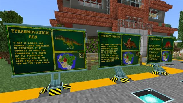 Screenshot of the Minecraft Bedrock Marketplace product Dino Dig created by Lifeboat.
